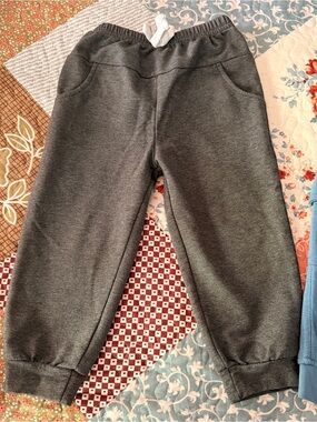 Toddler - Gray Jogger Sweatpants 2-3Y Soft Pull On Pants
